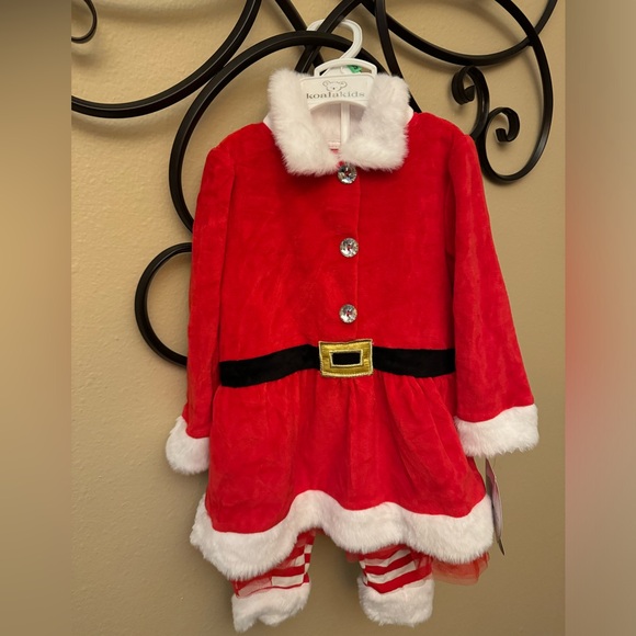 12-18 months baby girls Santa 2 piece outfit koala kids - Picture 1 of 4